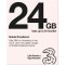 Three Data Only SIM Card 24GB